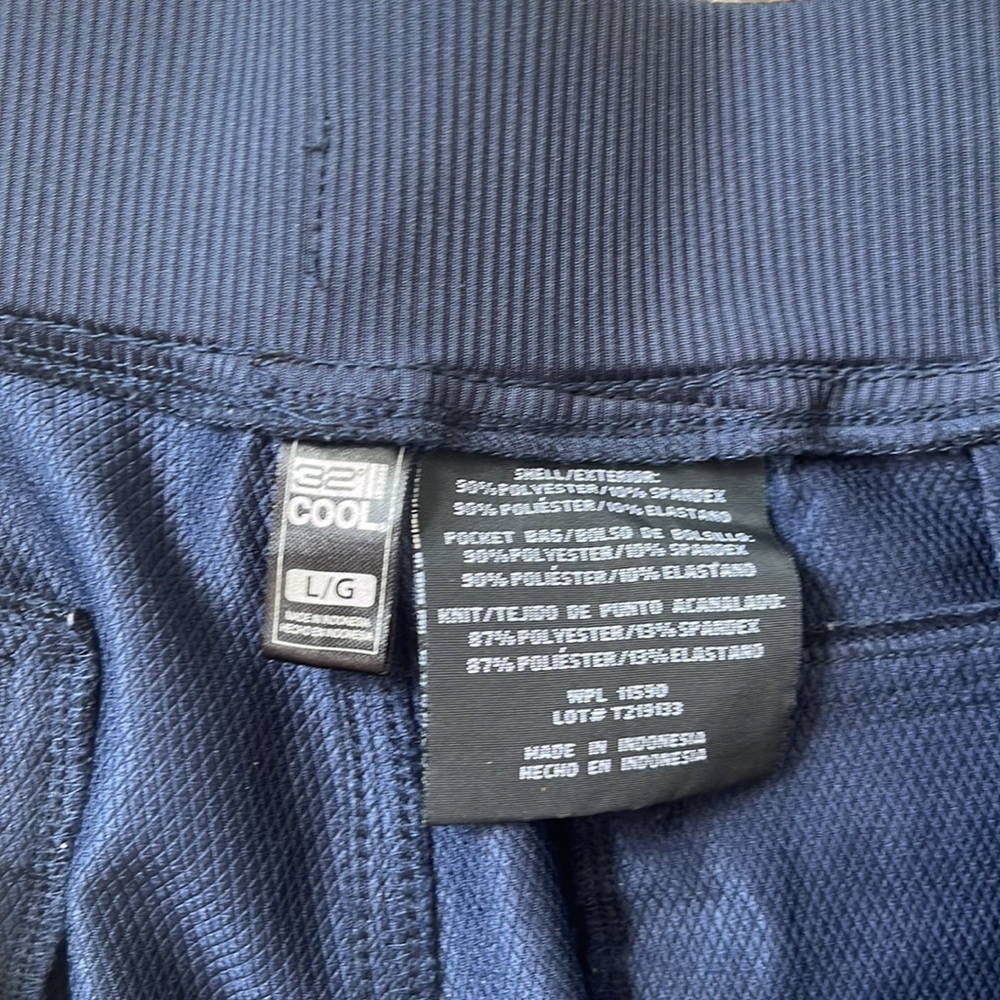 32 Degrees Cropped Ankle Pant Athletic Navy Blue size Large - Picture 12 of 14